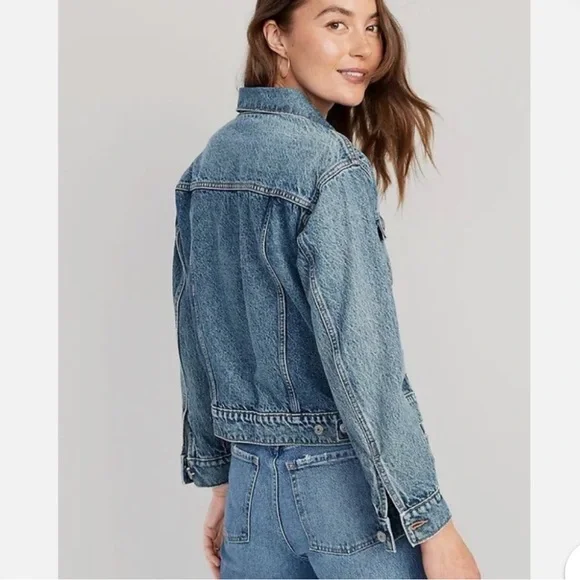 Old Navy Blue Jean Jacket - Picture 2 of 10